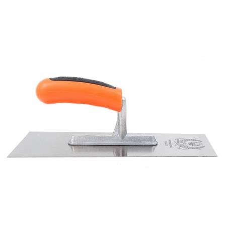 FINISHING TROWEL WITH PLASTIC HANDLE SOMIC 10IN BLACKORANGE