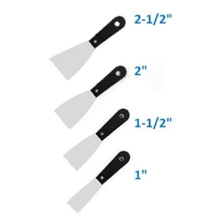 IRON BULL 1 CHROME STEEL SCRAPERS