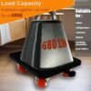 51yaXGhhCTL._AC_SY450_.jpg Furniture Movers with Wheels 9 Set Furniture Lifter Tool 360° Rotation Wheels Furniture Dolly 680 Lbs Capacity Furniture Lifters for Heavy Furniture Refrigerator Sofa Cabinet Black