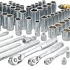 DEWALT Mechanics Tool Set SAE and Metric 12 14 38 Drive Sizes 192Piece (DWMT75049)