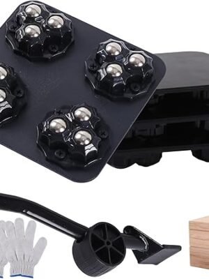 New Upgrade Furniture Sliders Furniture Movers with Wheels Furniture Lift Mover Tool Set with 360° Rotatable Wheels Furniture Dolly for Moving Heavy Duty Sofa Bed Load Capacity Up to 600lb